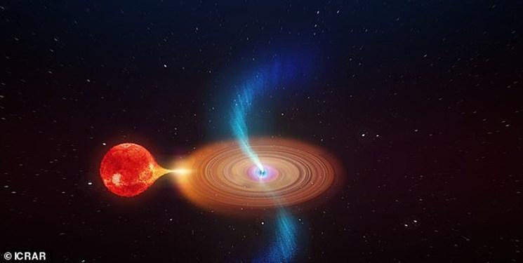 کشف سیاه چاله ای که پلاسما ساطع می نماید