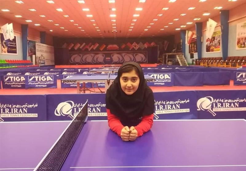 دعوت از دختر پینگ پنگ باز ایرانی به اردو و مسابقات هوپس جهانی