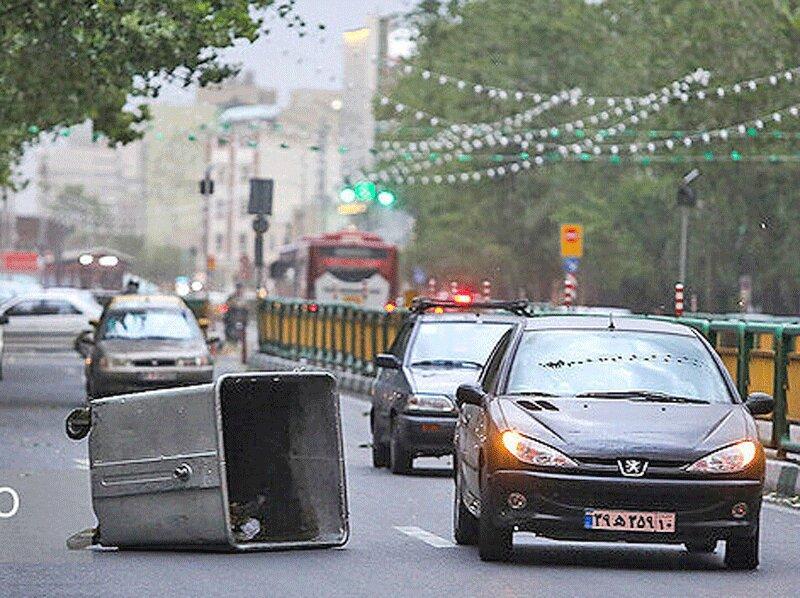 وزش باد نسبتا شدید در تهران